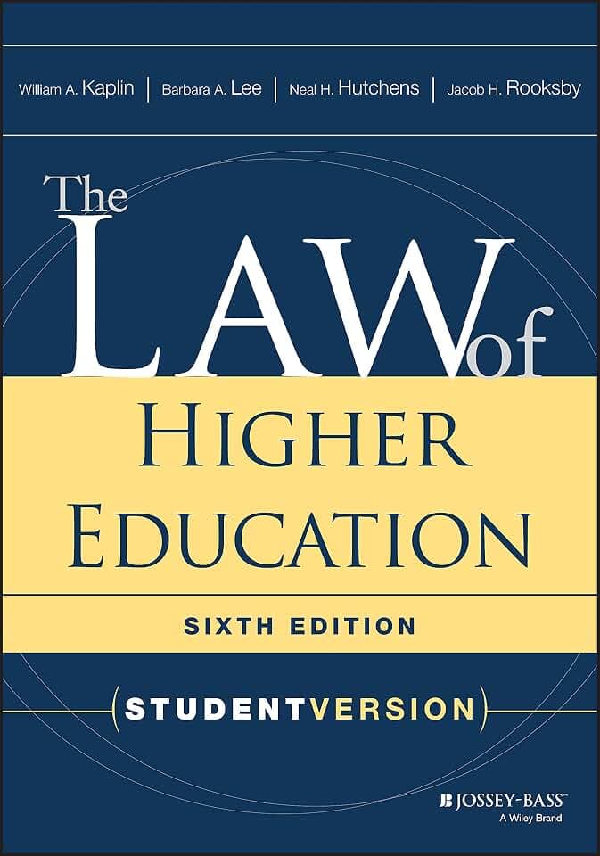 The Law of Higher Education, Student Version