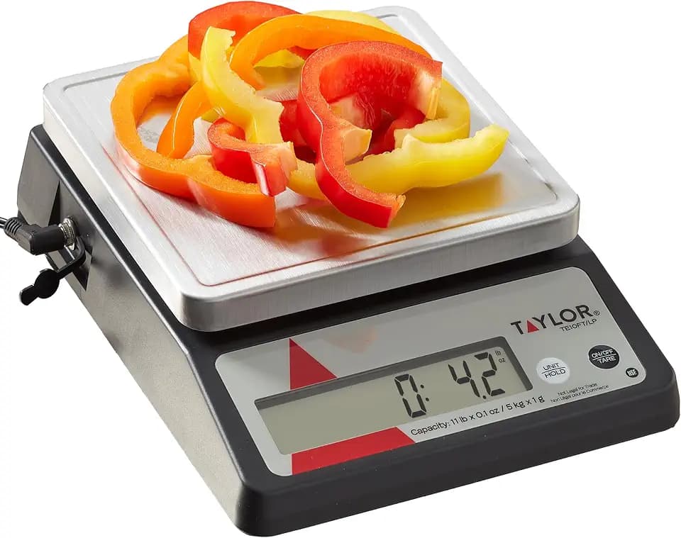 Taylor Digital Kitchen Food Scale 11 lb Max Capacity