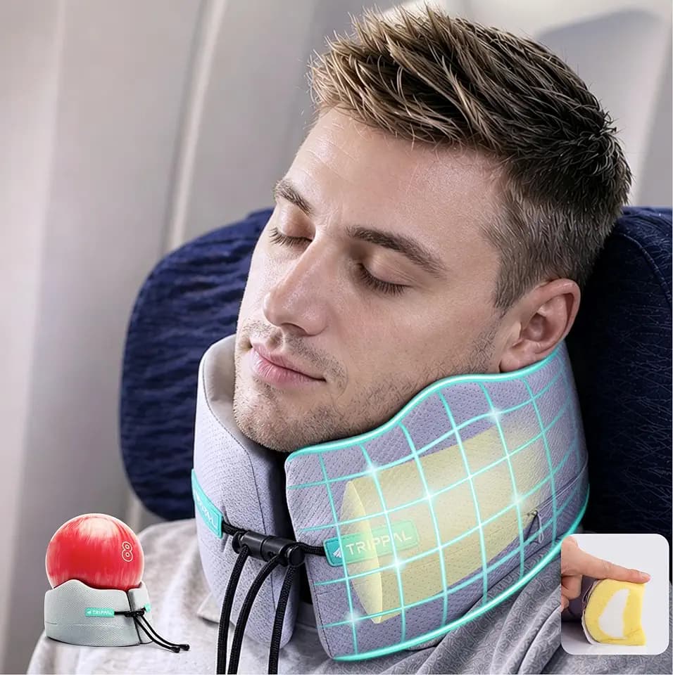 Airplane Sleep Travel Pillow: Help Sleep Upright on Long Flights