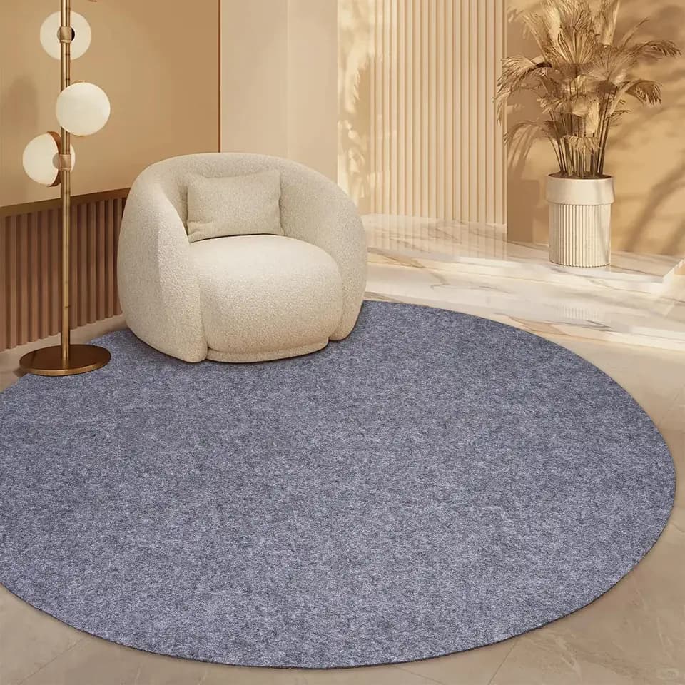 Waterproof Rug Pad Round 1/4Thick Waterproof Non-Slip Rug Pad,Pad for Hardwood Floors,Rug Pads for All Floors and Finishes, Keeps Carpets in Place Soft and Safe(3FT)