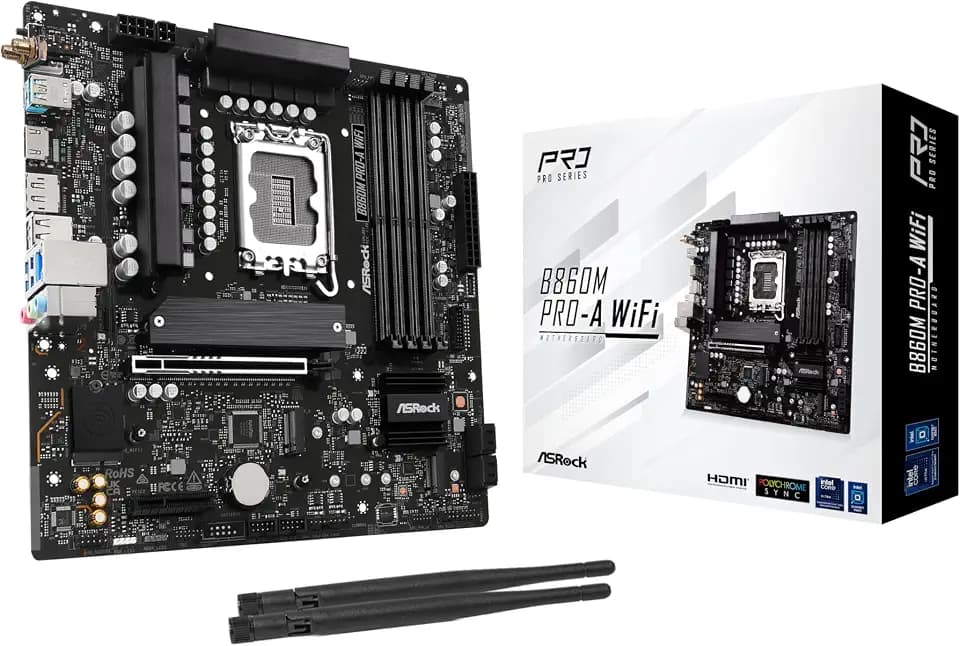 ASRock B860M Pro-A WiFi 1851 mATX HDMI/DP DDR5