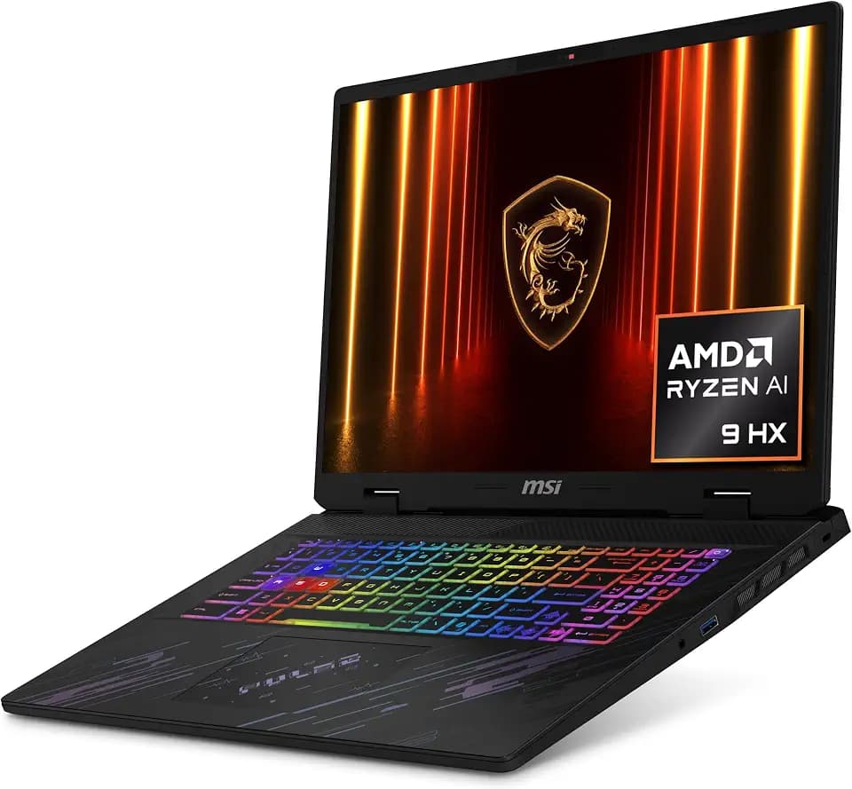MSI Pulse A17 AI+ C3XWFKG-010IT, Notebook Gaming 17 Zoll QHD+ 240 Hz, Ryzen AI 9 HX 370, Nvidia RTX 5060 8 GB GDDR7, 1TB PCIe4, 32 GB DDR5 5600 MHz, WiFi 6E, Win 11 Home [Layout und Garantie