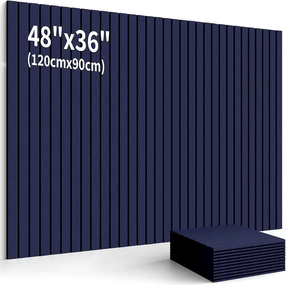 Cork Boards for Walls 48" x 36" Felt Board Alternative, 12 Pack Felt Wall Tiles Bulletin Board, Large Cork Board for Office Pin Board Tack Board Cork Boards