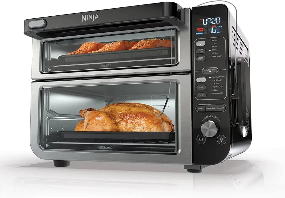 Ninja Smart Double Oven, 12-in-1, FlexDoor, Stainless Steel, DCT451