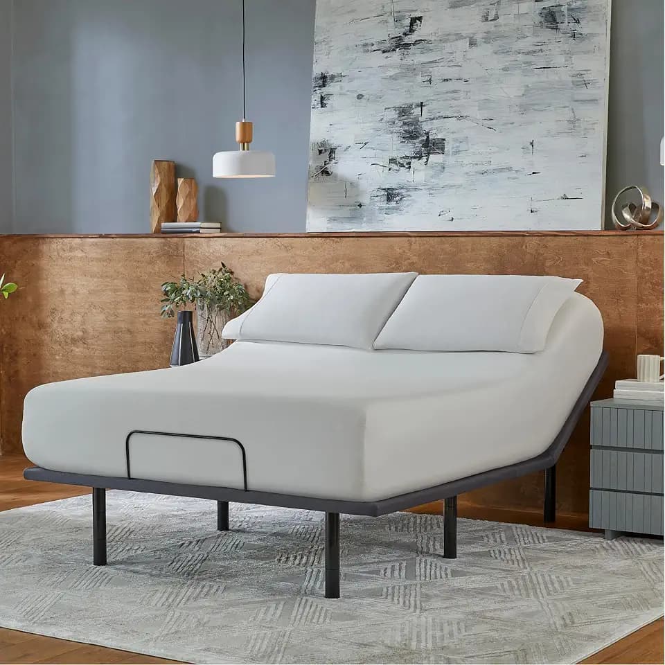 Beautyrest baselogic Silver Adjustable Base Bed Frame - King