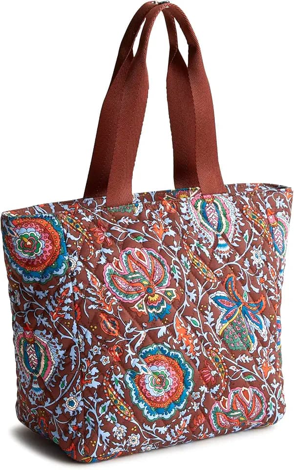 Vera Bradley Women's Premium Cotton Lunch Tote Bag