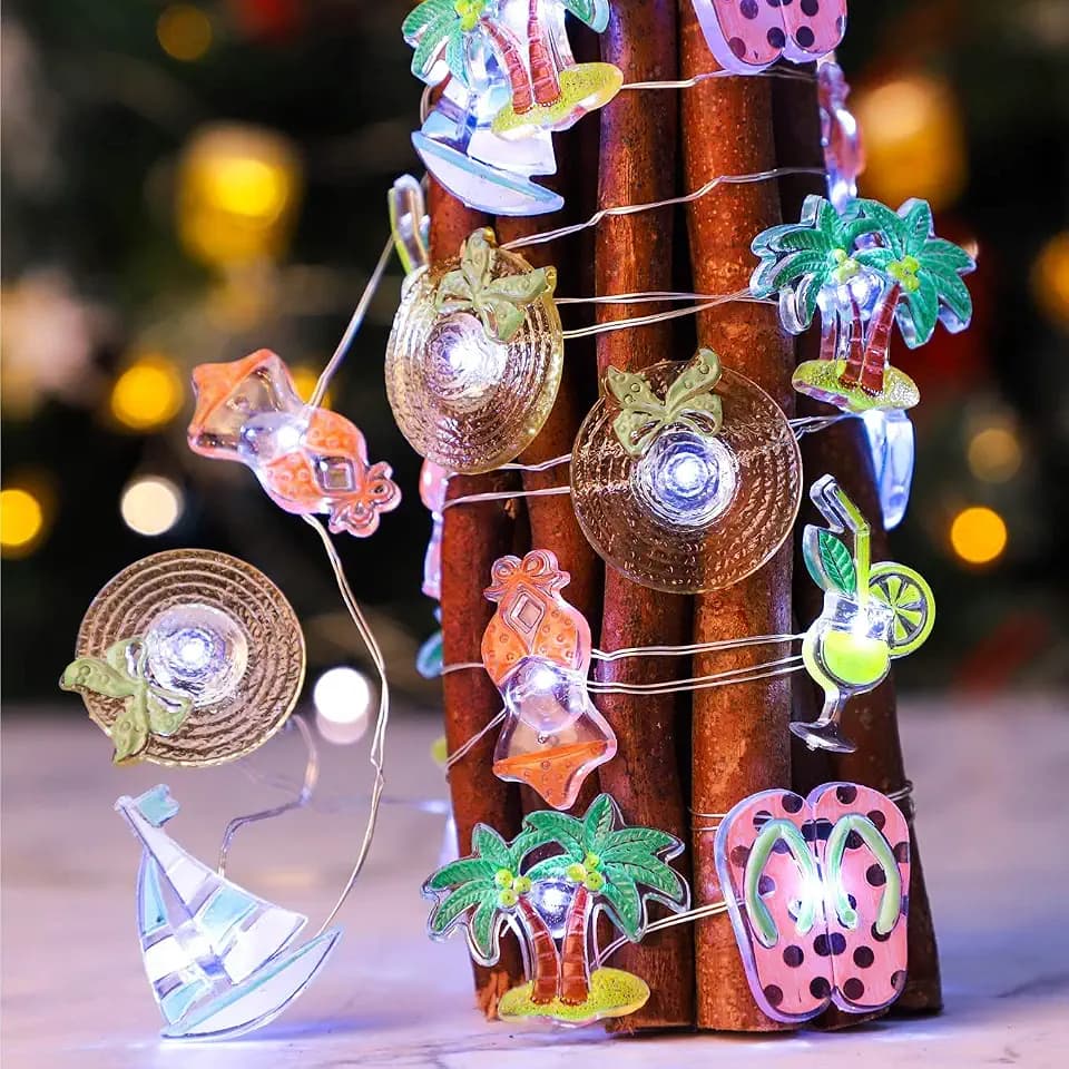 Impress Life Ocean Theme String Lights with Remote and Timer