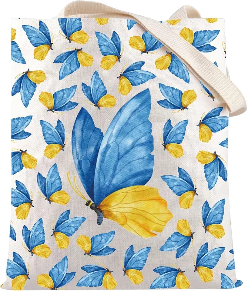 HOLLP Support Ukraine Gift Ukraine Trip Travel Tote Bag Ukraine Vacation Gift Ukraine Shopping Grocery Bag