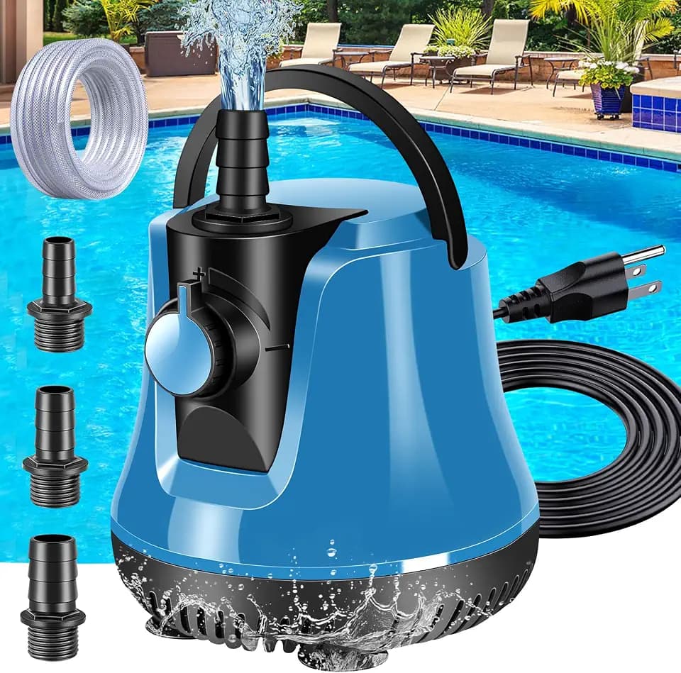 Submersible Water Pump,Adjustable Flow Sump Pump,Water Removal Pump
