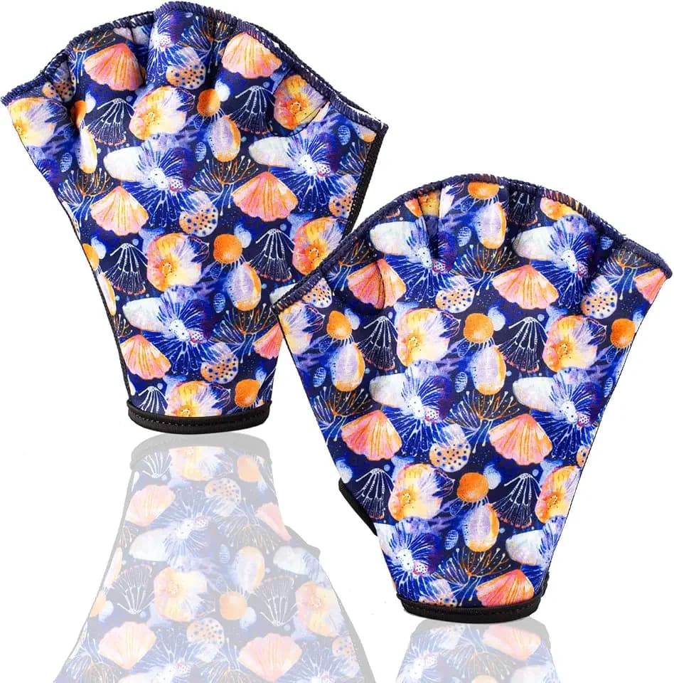 Colorful Swimming Gloves Women Water Aerobics Glove Water Aerobic Equipment