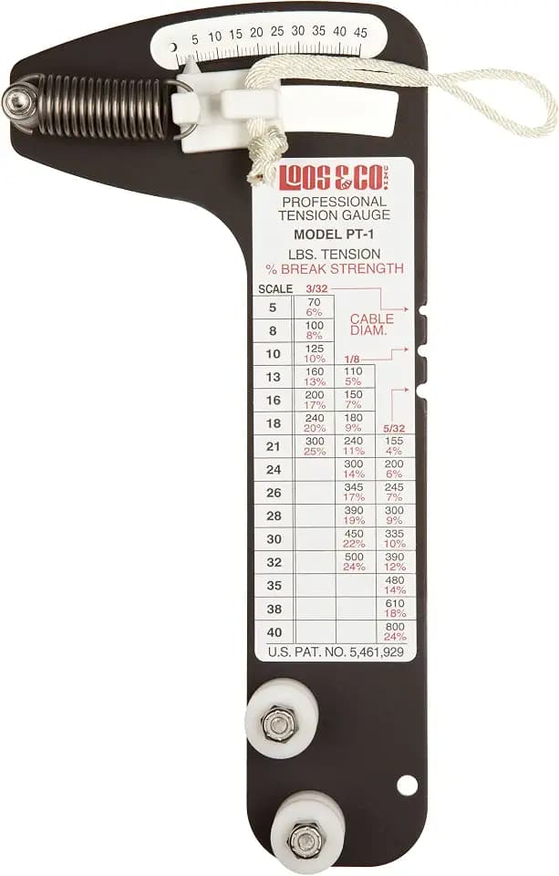 Locoloc Tension Gauge,70 to 800 lb. PT-1-1 Each