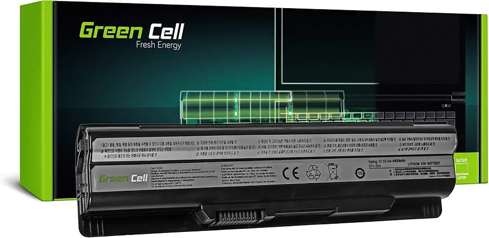 Green Cell Laptop Akku für MSI GT60 GT70 GT72 GE60 GE70 GS60 GS70 GP60 GP70 PE60 PE70 GL62 GL72 GE62 GE72 GP62 GP72 GV62 GV72 GL63 GL73 GP63 GP73 GS63 GS73 GT63 GT75 GT83 GV63 GV75 GL65 GF63 GF65