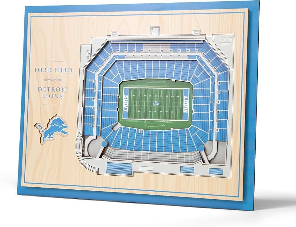 YouTheFan NFL 5-Layer StadiumView Wall Art