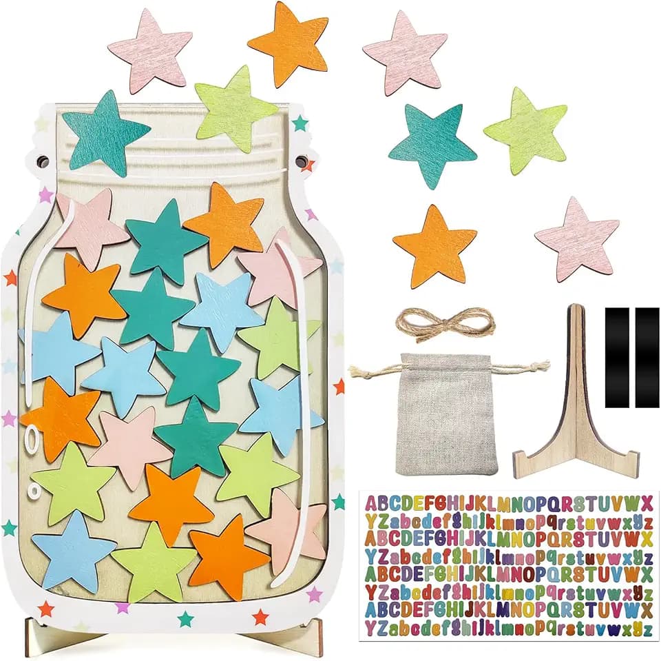 Magnetic Reward Jar for Kids – Star Jar Reward System