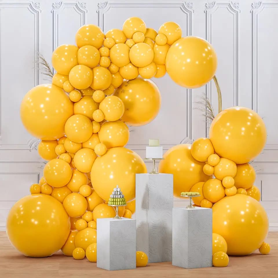 PartyWoo Orange Balloons 100pcs Different Sizes of 18 12 10 5 Inch