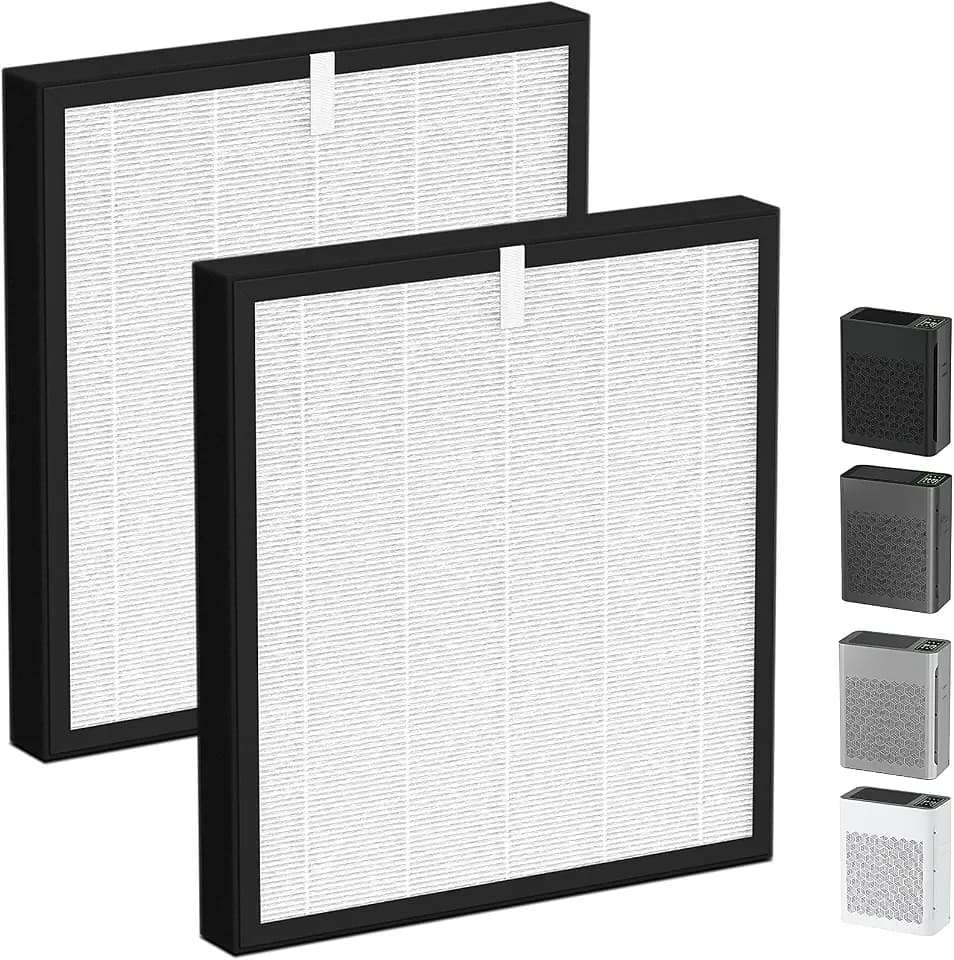 TZ-K2 Replacement Filter for ToLife Air Puri-fier Filter TZ-K2-A, 2 Pack