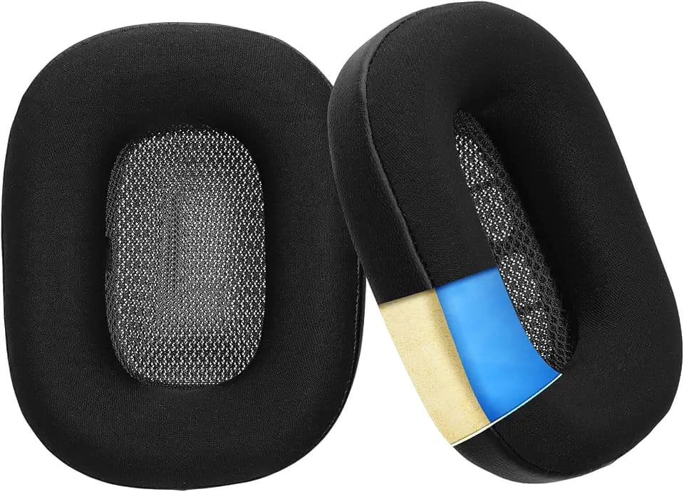 kwmobile 2X Kunstleder Ohr Polster für Apple AirPods Max/AirPods Max 2 Ohrpolster - Ersatz Ohrpolster - Kopfhörer Ersatzteile - Kopfhörer Ersatzpolster mit Cooling Effekt