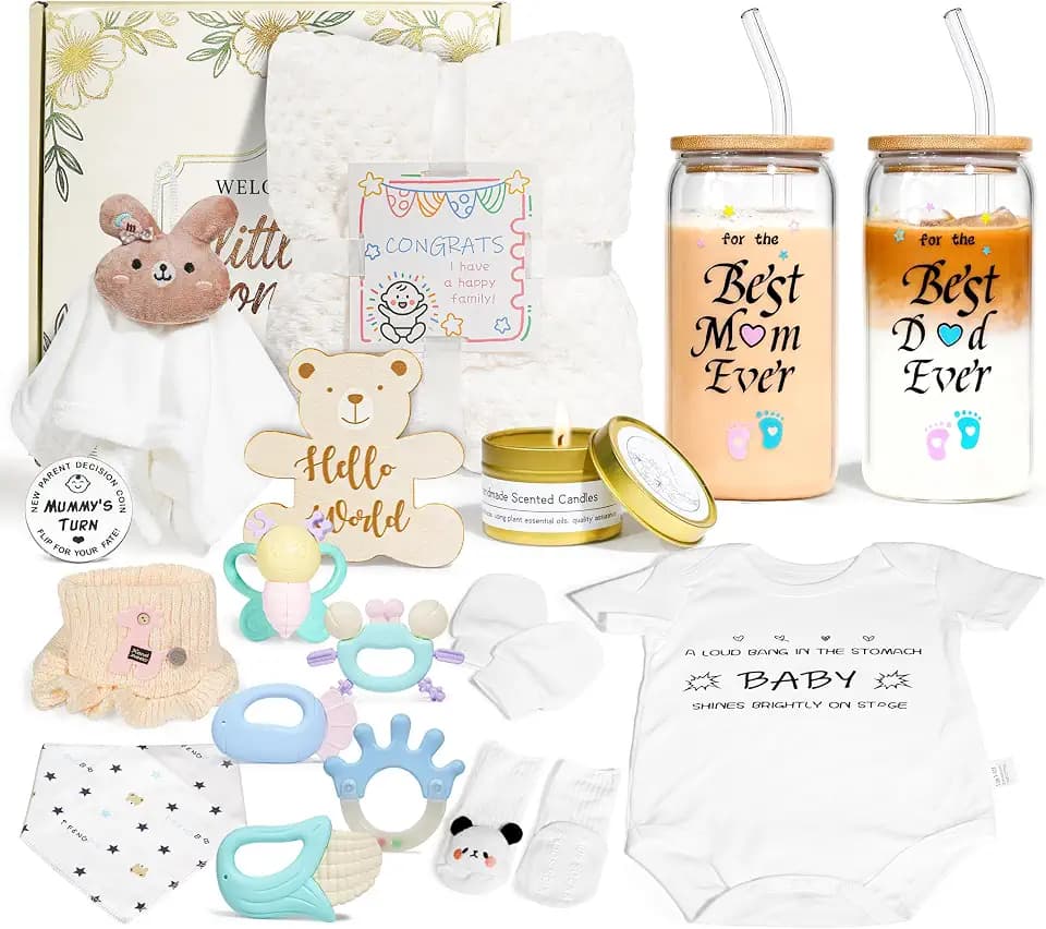 New Mom Gifts for Women, 17pcs Gift Set