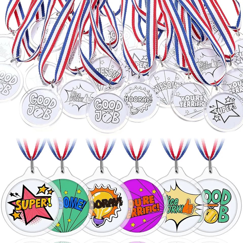 DIY Medals Craft for Kids, Design Your Own Award Medal
