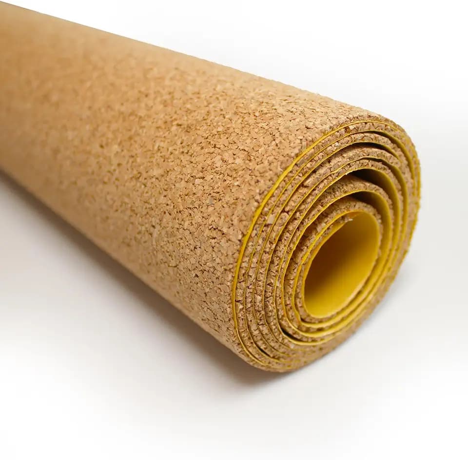 Flipside Products 12" x 48" Natural Cork Roll, 2mm Thick, Self Adhesive, Cork Board Roll, Bulletin Boards, Wall Hanging, Drawers, Crafts, Shelf Liner - 2 Pack