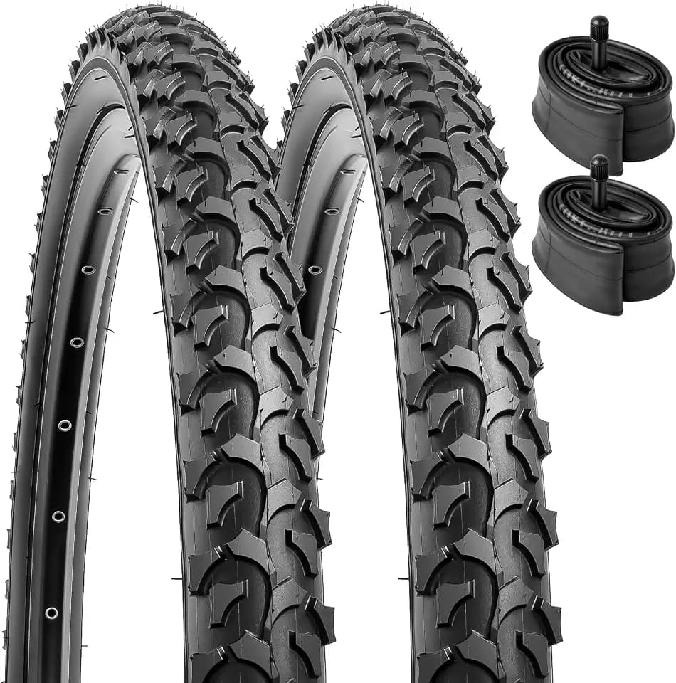 YUNSCM 2-PCS 16x2.125/57-305 Kid Bike Tires 16" Folding Replacement Bicycle Tires Compatible with 16 x 2.125 Kid/Mountain Bike Bicycle Tires (Y-1109)