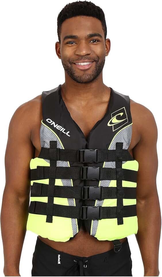 O’Neill Men’s SuperLite USCG Approved Life Vest – Lightweight Men’s Life Jacket for Boating, Wakeboarding, Waterskiing & Your Favorite Water Activities