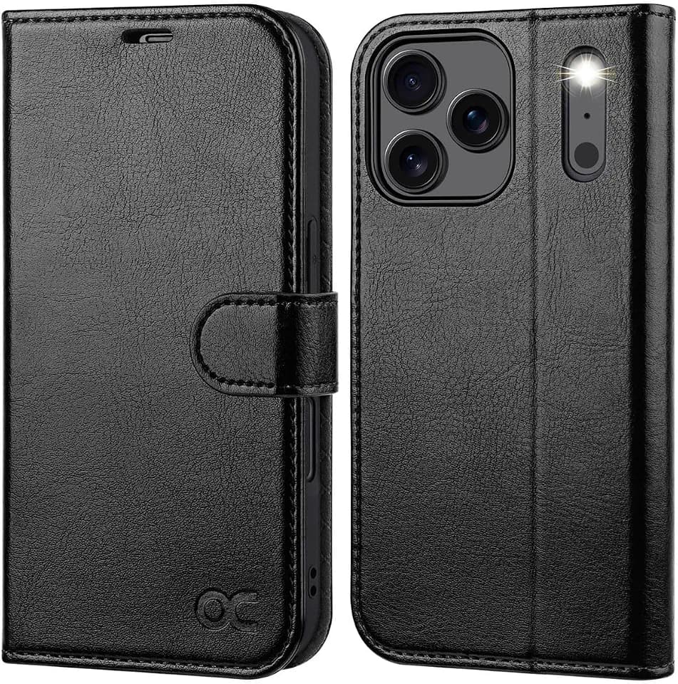 OCASE Hülle für iPhone 18 Pro Max / 17 Pro Max 5G, Handyhülle Schwarz