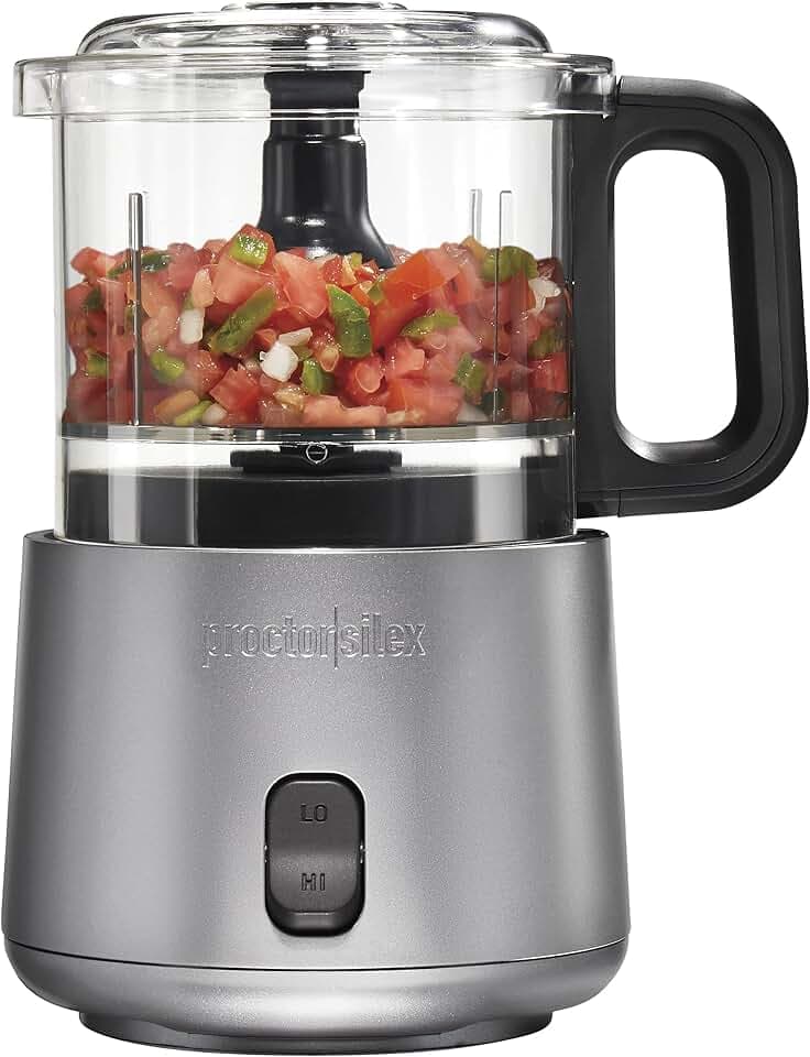 Proctor Silex Durable Electric Vegetable Chopper & Mini Food Processor