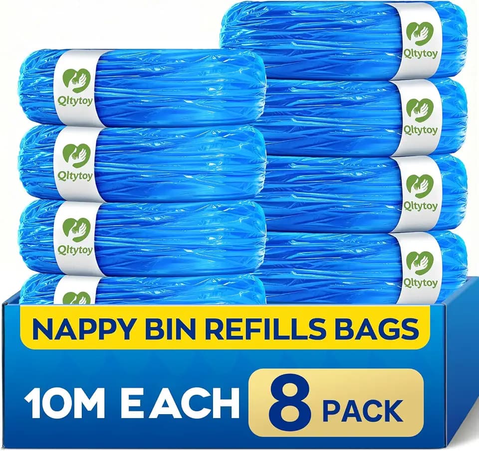 8er-Pack 10M Windeleimer Nachfüllkassetten, Extra dick,Lavendelduft