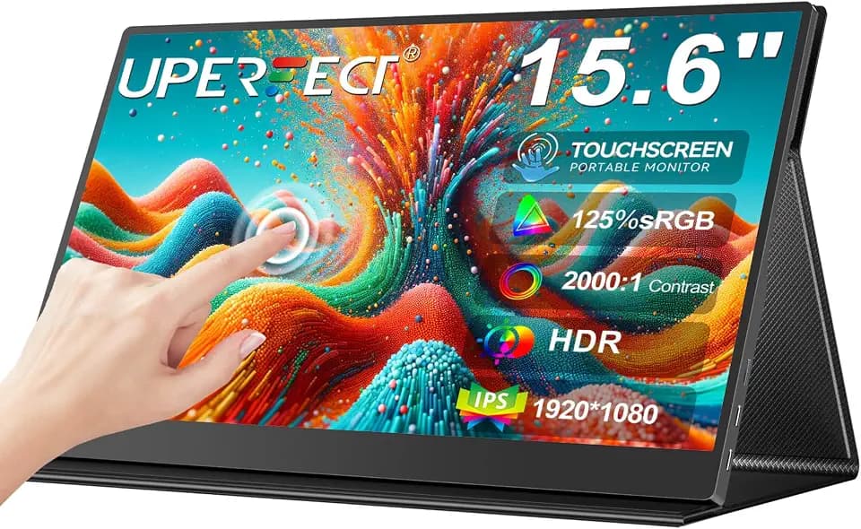 UPERFECT Portable Monitor Touchscreen 15.6" 125% sRGB 2000:1 Kontrast Matt