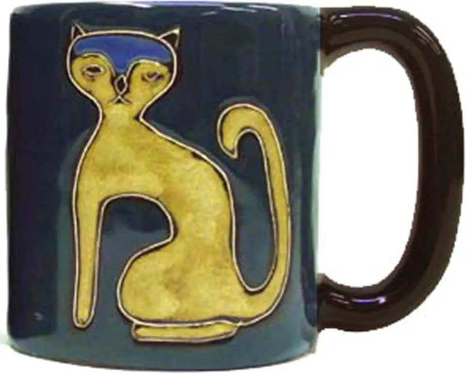 Mug - Cats - Blue - 16 oz