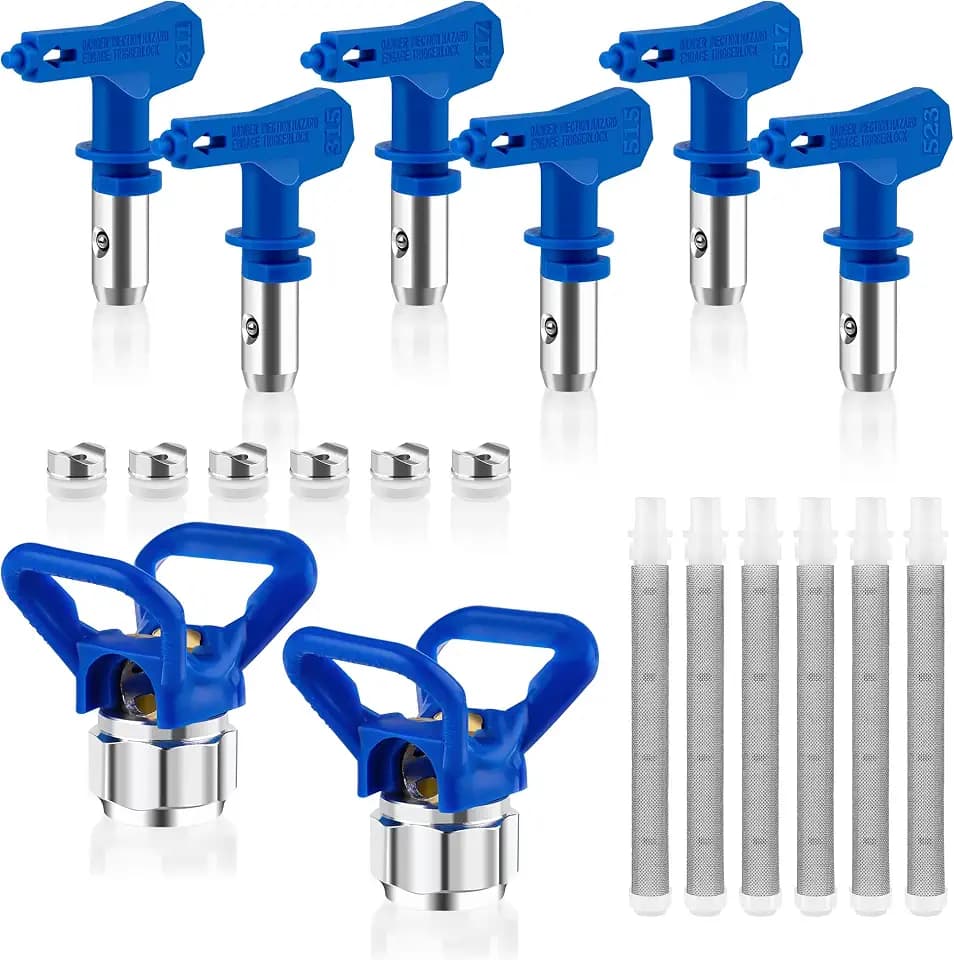 14 Pieces Airless Paint Sprayer Tips Set, Reversible Spray Tips