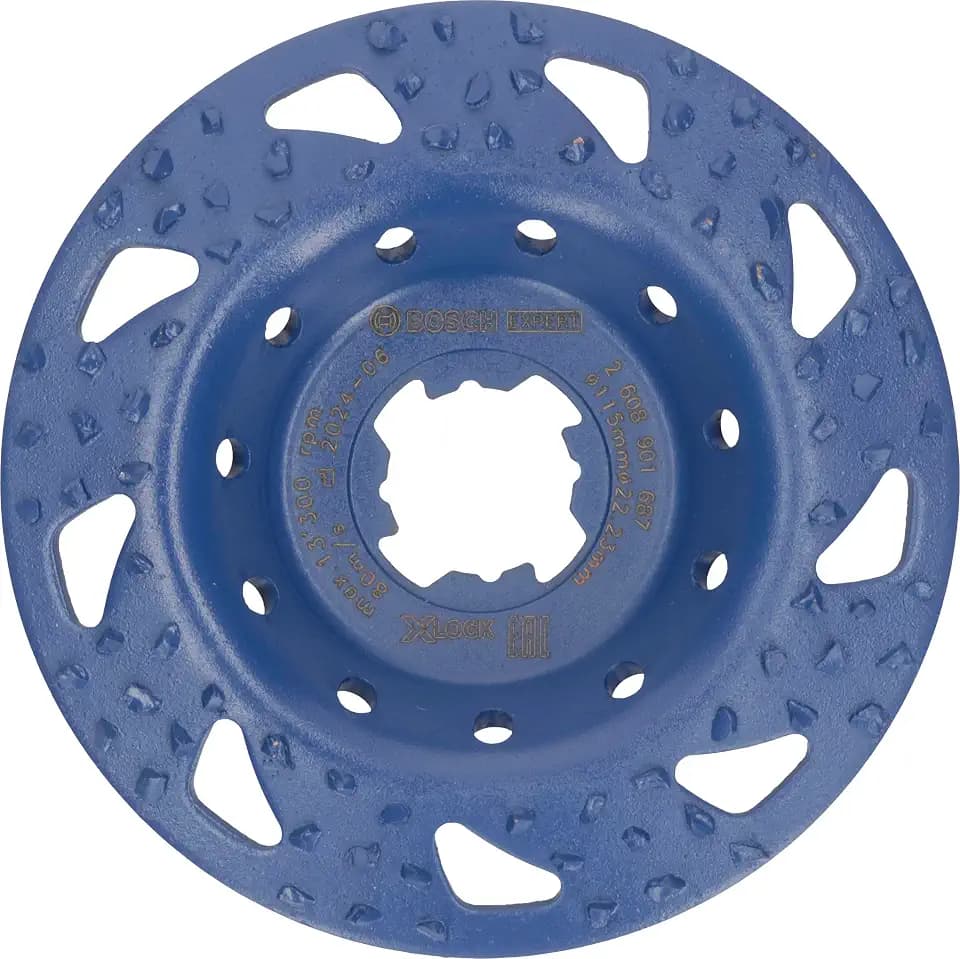 Bosch 1x EXPERT Multi Material Carbide Cup Wheel grob, angeschrägt, X-LOCK,