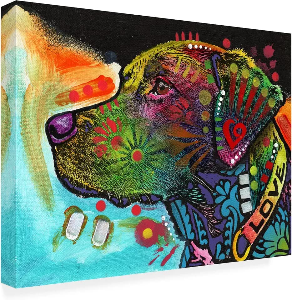 Trademark Fine Art - 'Labrador Love Collection' Canvas Art - 14x19