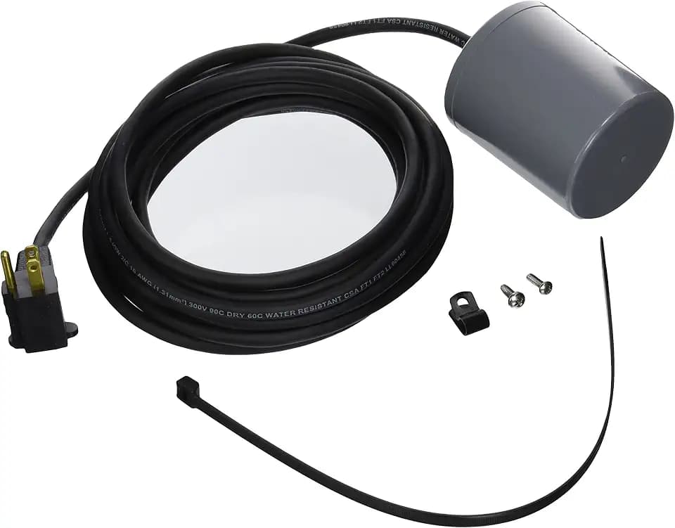 Little Giant RFSN-10, 115-volt, Piggyback Tethered Float Switch, 20' Cord