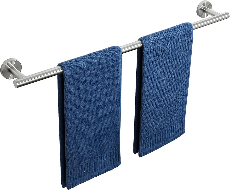 SAYAYO Towel Racks for Bathroom 24 Inch, Brushed Nickel Towel Bar for Wall