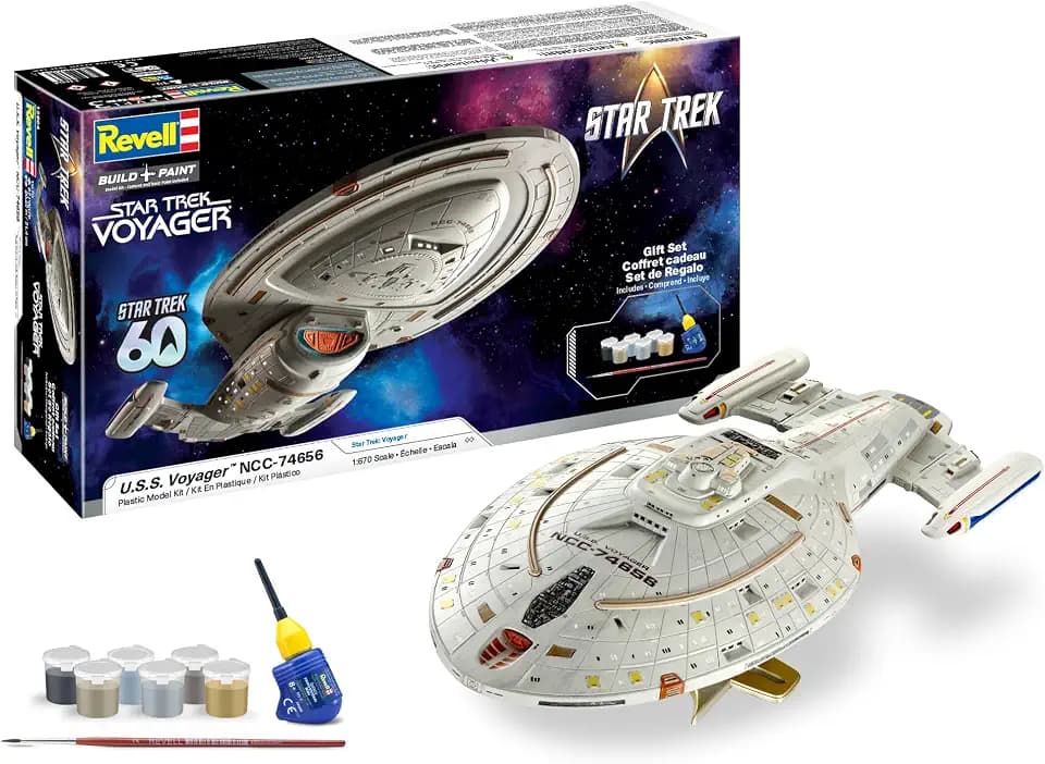 Revell Star Trek USS Voyager NCC-74656 Model Kit - Starter Gift Set 13604