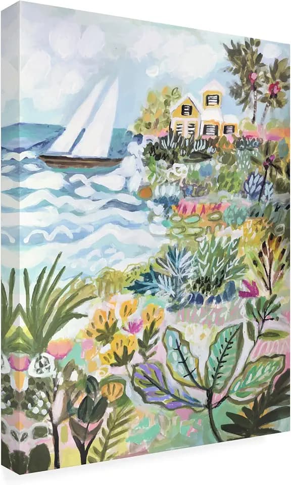 Trademark Fine Art - 'Island Cove' Canvas Art - 24x18