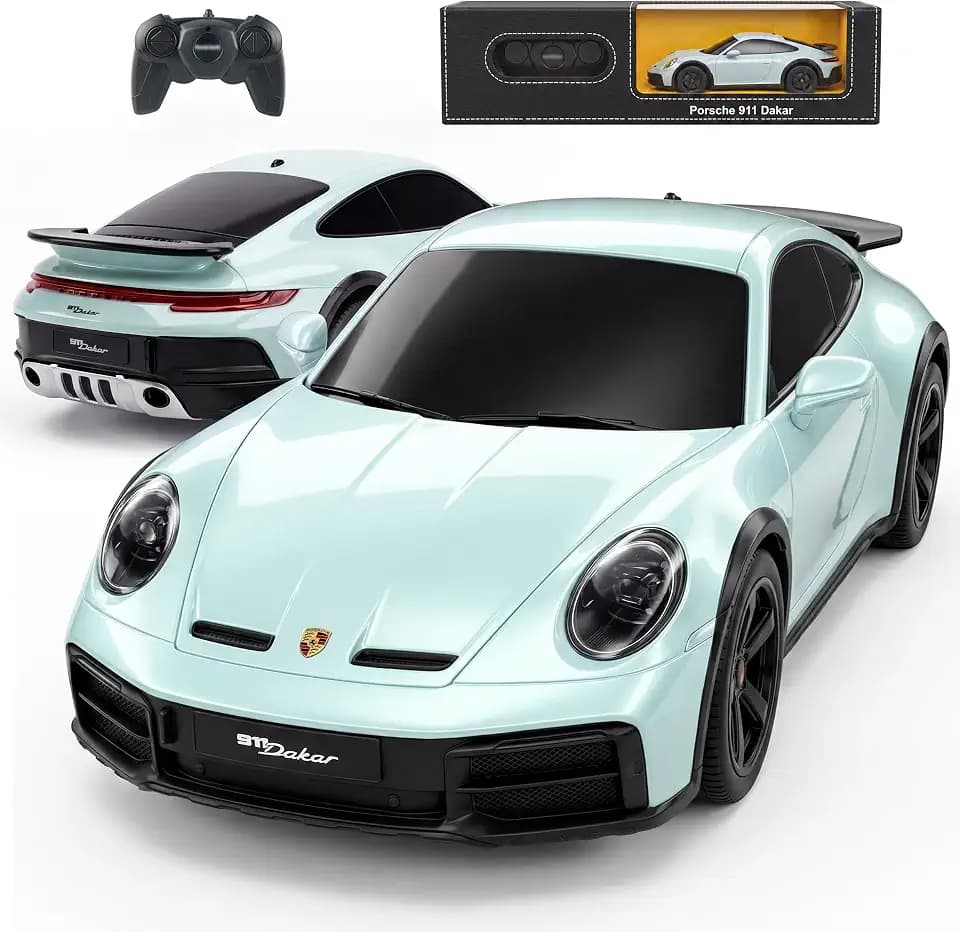 BEZGAR Porsche 911 Dakar RC Car 1:24 Officially Licensed Remote Control