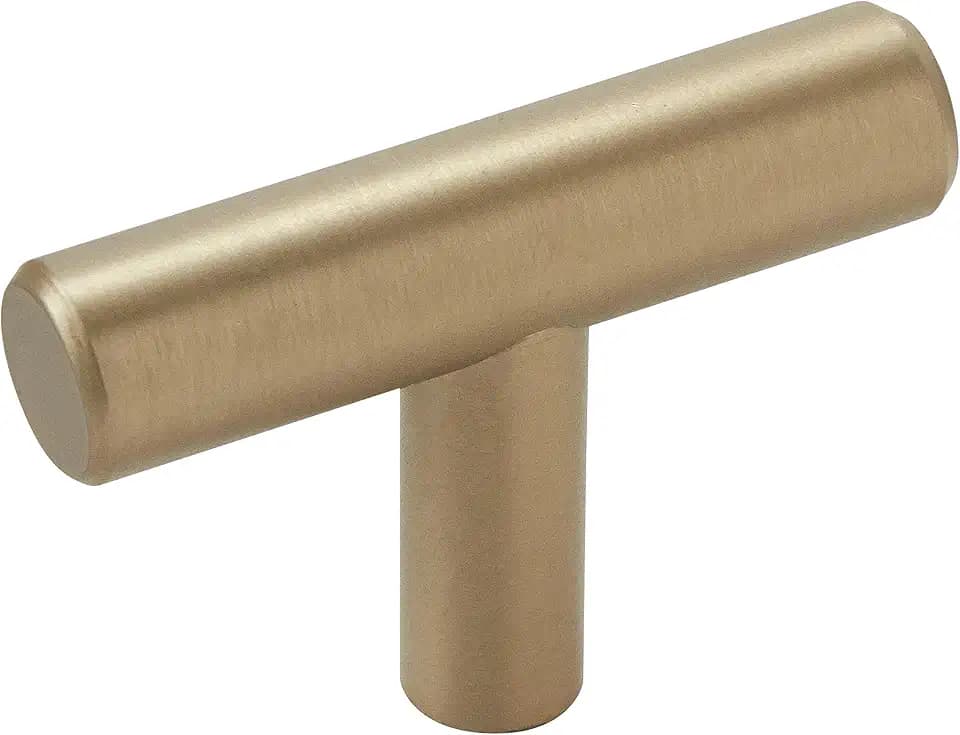 Amerock 10 Pack 1-15/16" Bar Pulls Golden Champagne Cabinet Knob
