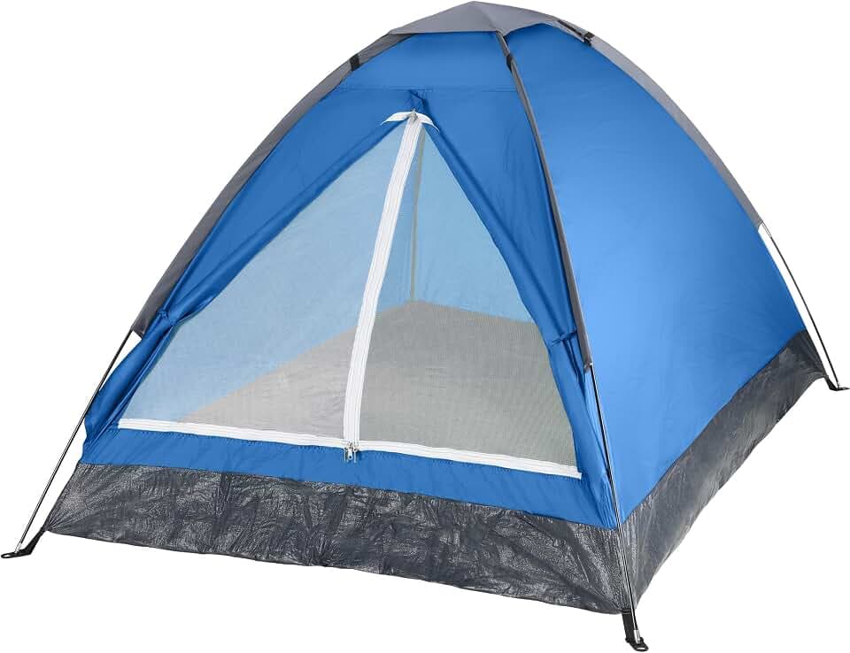 Wakeman Outdoors 2 Person Camping Tent with Rain Fly & Carrying Bag Shelter