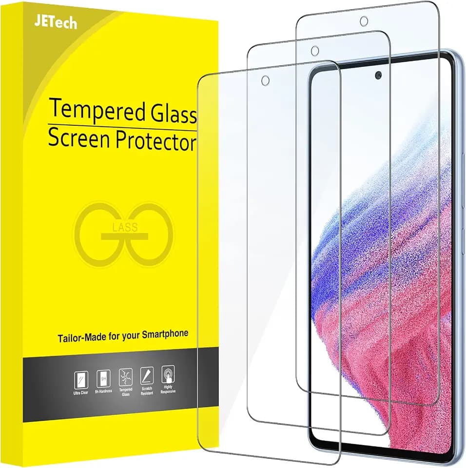 JETech Schutzfolie für Samsung Galaxy A53/A52/A52s, 3 Stück