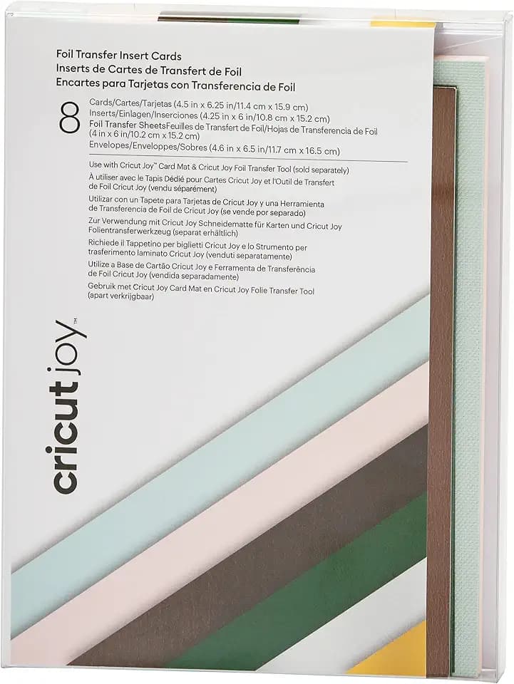Cricut Joy Foil Transfer Insert Cards, Forest Grove Sampler - A6