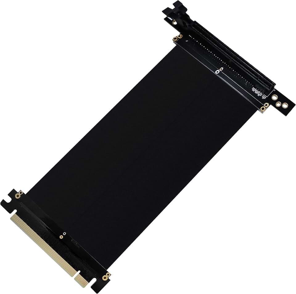 EZDIY-FAB New PCI Express 16x Flexibles Kabel Karten Verlängerung Port Adapter High Speed Riser Card Passen mit FD R6 PC-Gehäuse -20cm
