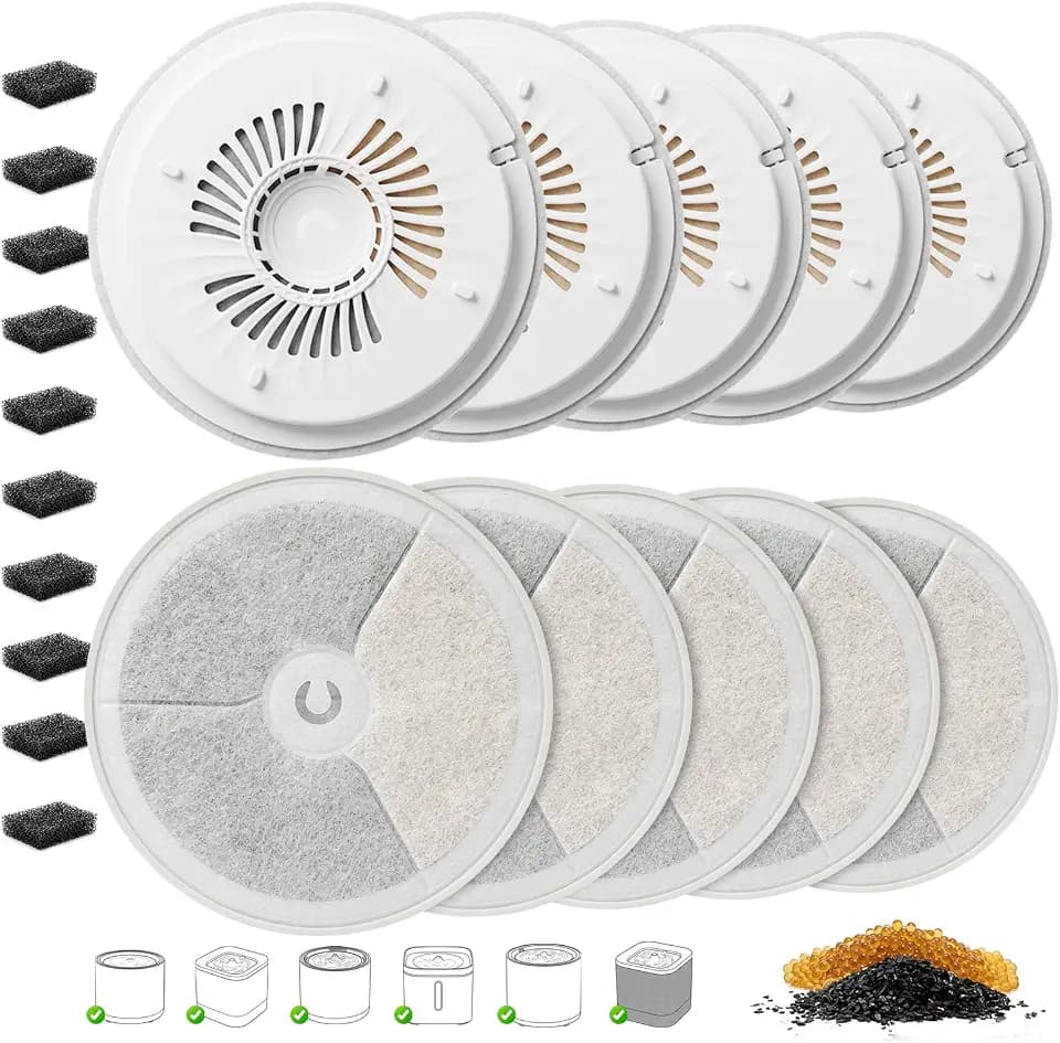 10 Pack Pet Fountain Filter Replacement