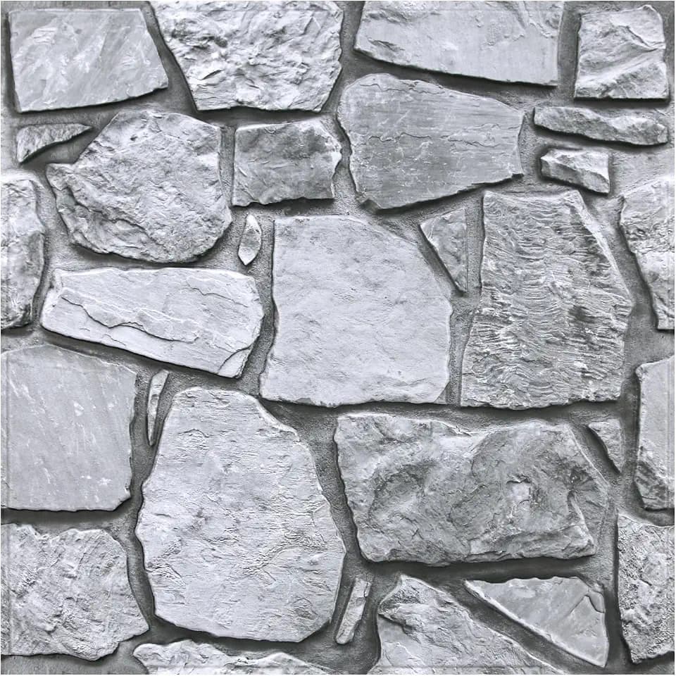 COMSTICKC 3D Faux Stone Wall Panel Peel and Stick Wall Tiles