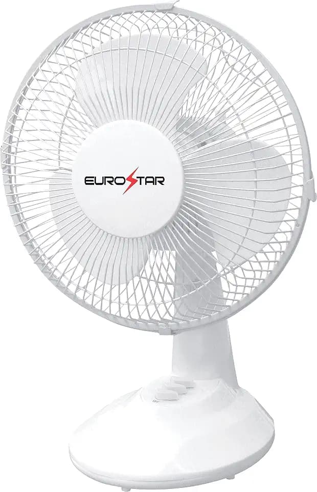 EUROSTAR FDF9W 9" Desktop Fan, White