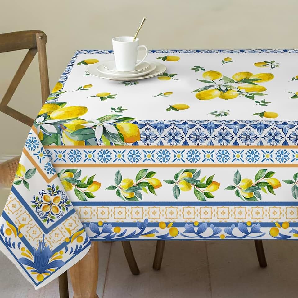 Lemon Tablecloth 60x120 for Recatangle Table - Summer Decor