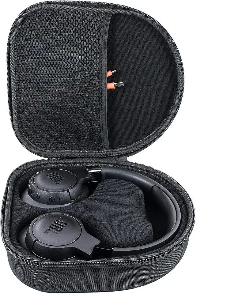 Harte Tasche Hülle Case Kompatibel mit JBL Tune 510BT 520BT 530BT 570BT 730BT 680NC 760NC 770NC 780NC / JBL Live 670NC 680NC 770NC 780NC Kopfhörer Bluetooth, Nur Tasche - Schwarz YC80015