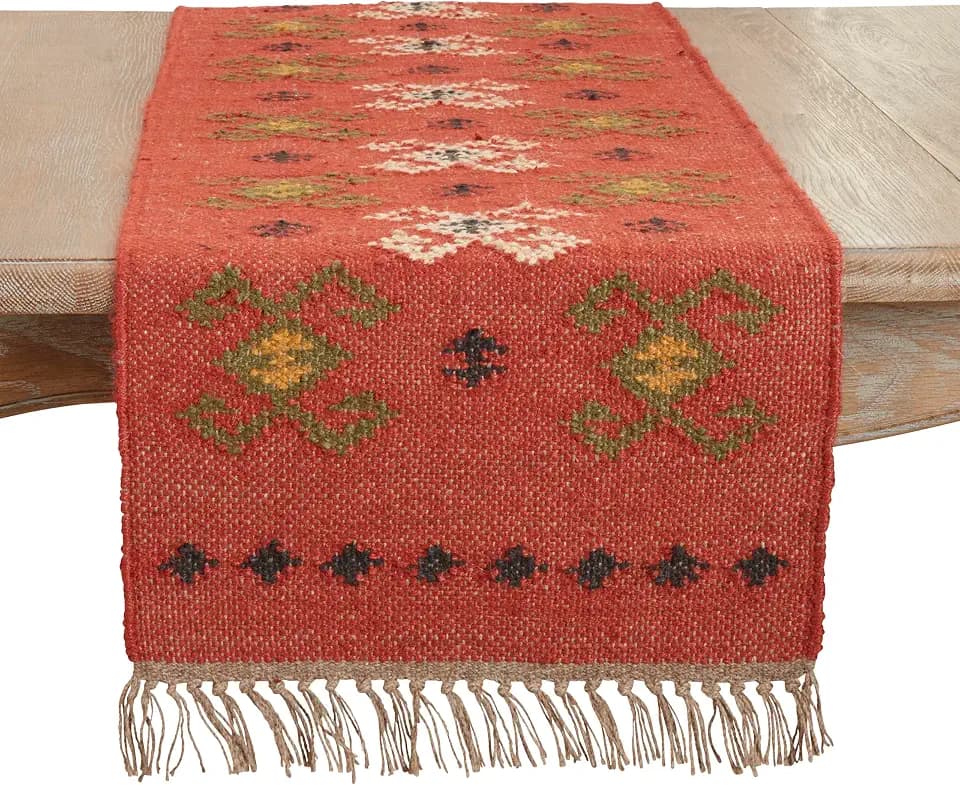 Rustic Charm Kilim Table Runner